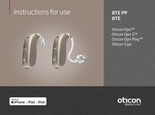 Oticon Oticon Opn S 3 miniRITE R Manuals | ManualsLib