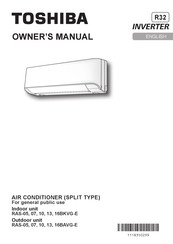 Toshiba RAS-07BAVG-E Manuals | ManualsLib