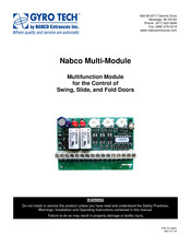 Nabco GYRO TECH Nabco Multi-Module Manuals