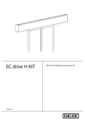 Geze Ec Drive H Kit Vp Manuals Manualslib