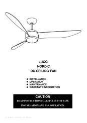 Lucci Air Nordic Manuals