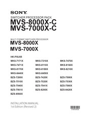 Sony MVS-7000X Manuals | ManualsLib