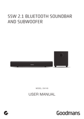 goodmans soundbar with subwoofer