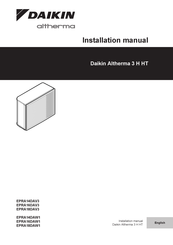 Daikin Altherma 3 H Ht Manuals Manualslib