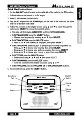 Midland Public Alert WR120 Manuals | ManualsLib