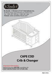 sorelle cape cod crib and changer