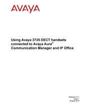 Avaya 3735 Manuals | ManualsLib