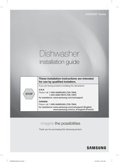 samsung dishwasher dw80m9