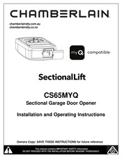 Chamberlain Myq Connectivity Sectionallift Cs65myq Manuals