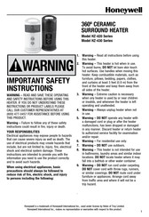 series honeywell hz instructions manual manualslib manuals