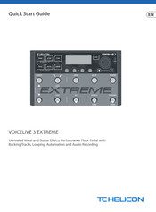 Tc helicon VOICELIVE 3 EXTREME Manuals | ManualsLib