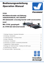 Viessmann 5104 vollautomatisch H0 Bahnschranke mit Behang