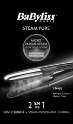 babyliss st495e steam pure