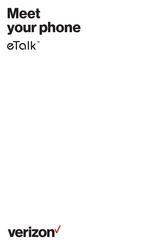 Verizon eTalk Manuals | ManualsLib