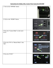 Canon Vixia HF R800 Manuals | ManualsLib