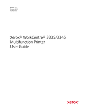 Xerox WorkCentre 3335 Manuals | ManualsLib