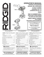 Ridgid R86116 Manuals | ManualsLib