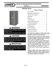 Lennox CBX25UH Series Manuals | ManualsLib