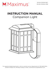 maximus smart security light manual