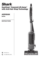 Shark Duoclean Powered Lift Away Az910uk Series Manuals Manualslib