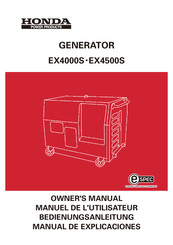 Honda EX4500S Manuals | ManualsLib