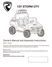 rollplay 12v storm utv