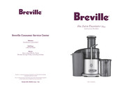 Breville The Juice Fountain Plus Rm Je98xl Manuals