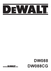 Dewalt LaserChalkLine DW088CG Manuals | ManualsLib