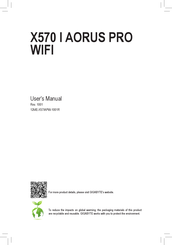 Gigabyte X570 I Aorus Pro Wifi Manuals Manualslib