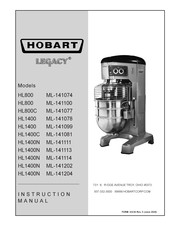 Hobart LEGACY HL800 Manuals | ManualsLib