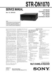 Sony STR-DN1070 Manuals | ManualsLib
