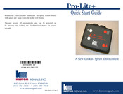 Kustom signals Pro-Lite + Manuals | ManualsLib