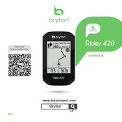 bryton rider 450 manual