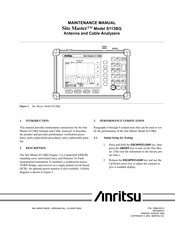 Anritsu Site Master S113BQ Manuals | ManualsLib