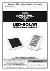 Bunker hill security LED-SOLAR Manuals | ManualsLib