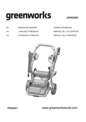 Greenworks GPW 2000 Manuals | ManualsLib