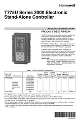 Honeywell T775U2006 Manuals | ManualsLib