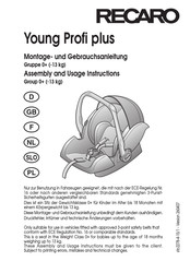 recaro young profi plus car seat