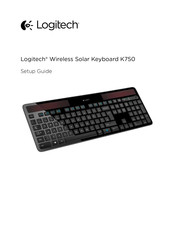 Logitec K750 Mac Manual