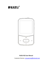 Ruizu X52 Manuals | ManualsLib