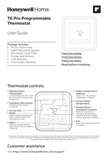 Honeywell home T6 Pro TH6220U2000 Manuals | ManualsLib