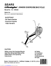 lifestyler 2000 exercise bike