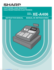 Sharp XE-A406 Manuals | ManualsLib