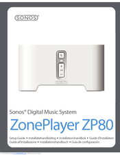 sonos zoneplayer zp80