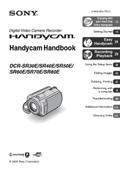 Sony dcr-hc40 manual