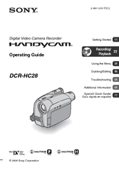 Sony Handycam Dcr Sx85 User Manual