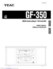 Teac GF-350 Manuals | ManualsLib