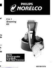 Philips Norelco G270/60 Manuals | ManualsLib