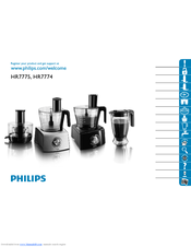 Philips Hr7625 Food Processor User Manual