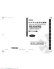 Toshiba RD-XV47KE Manuals | ManualsLib